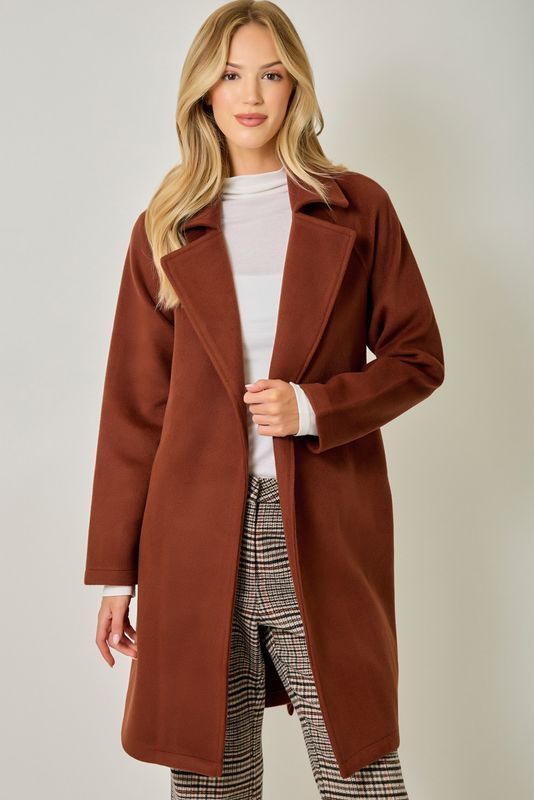 LAPEL COLLAR ROBE COAT