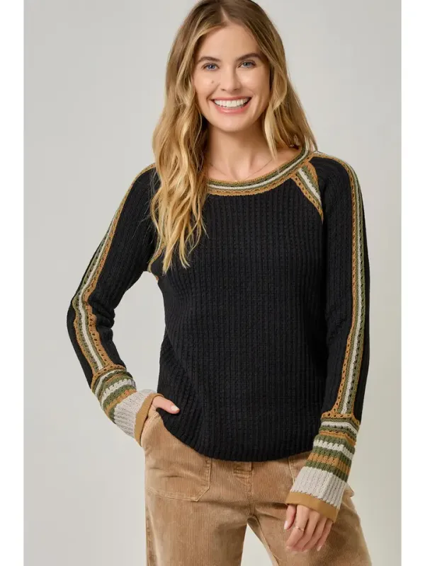RAGLAN AND SLEEVE TRIM DETAIL