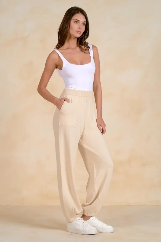 OATMEAL JOGGER PANTS