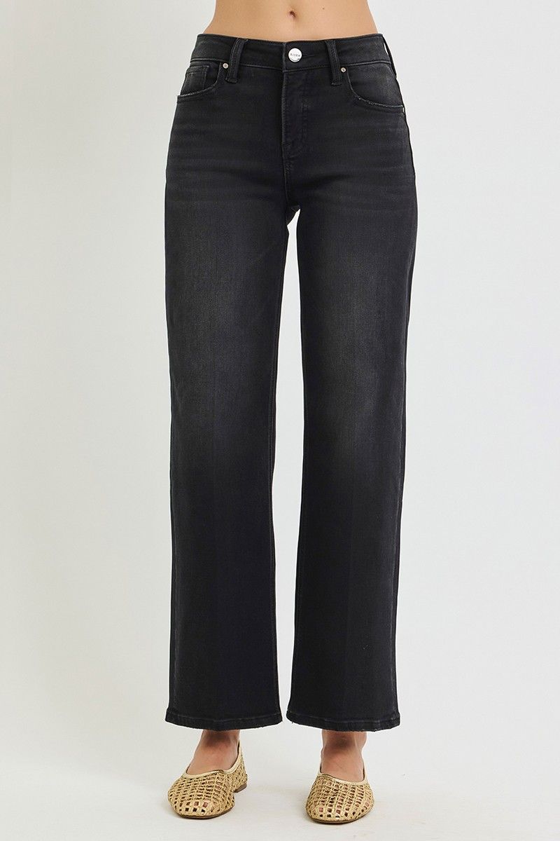 HIGH RISE ANKLE STRAIGHT W/CREASE