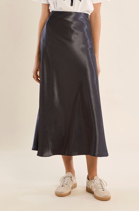 SATIN SILK SKIRT