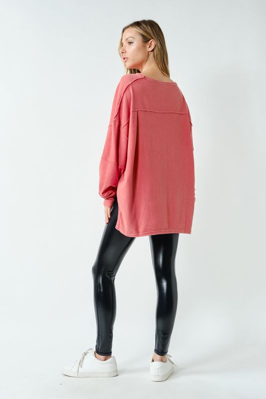 CLASSIC COTTON OVERSIZED TOP
