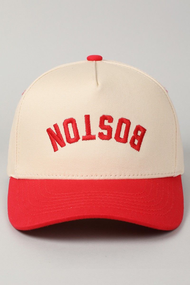 BOSTON UPSIDE DOWN  HAT
