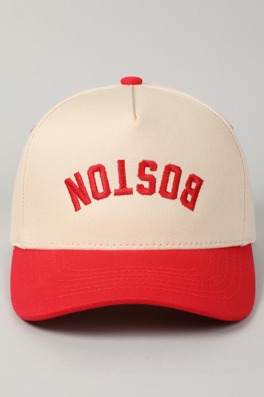 BOSTON UPSIDE DOWN  HAT