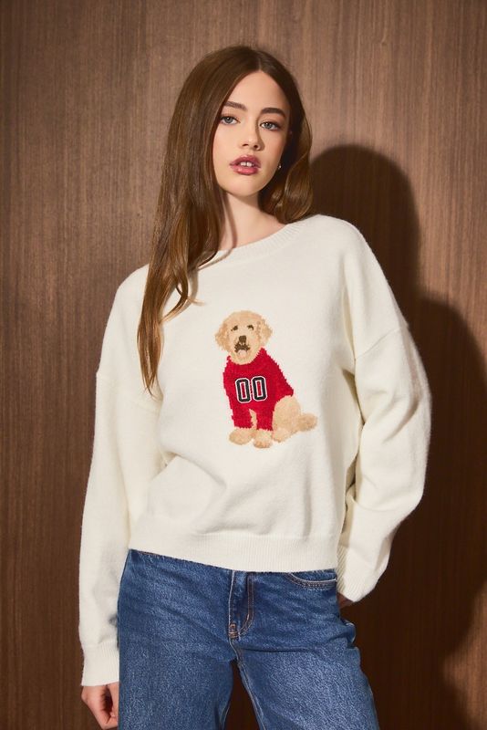 DOG GAME DAY SWEATER