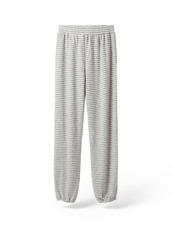 BRUSHED STRIPE COMFY PANTS