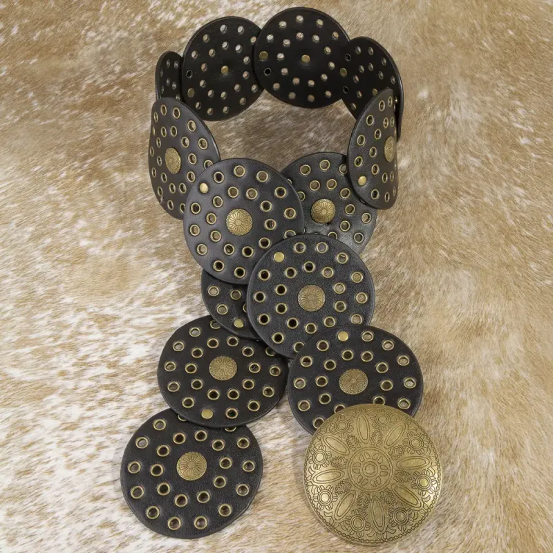WIDE CONCHO DISC BELT