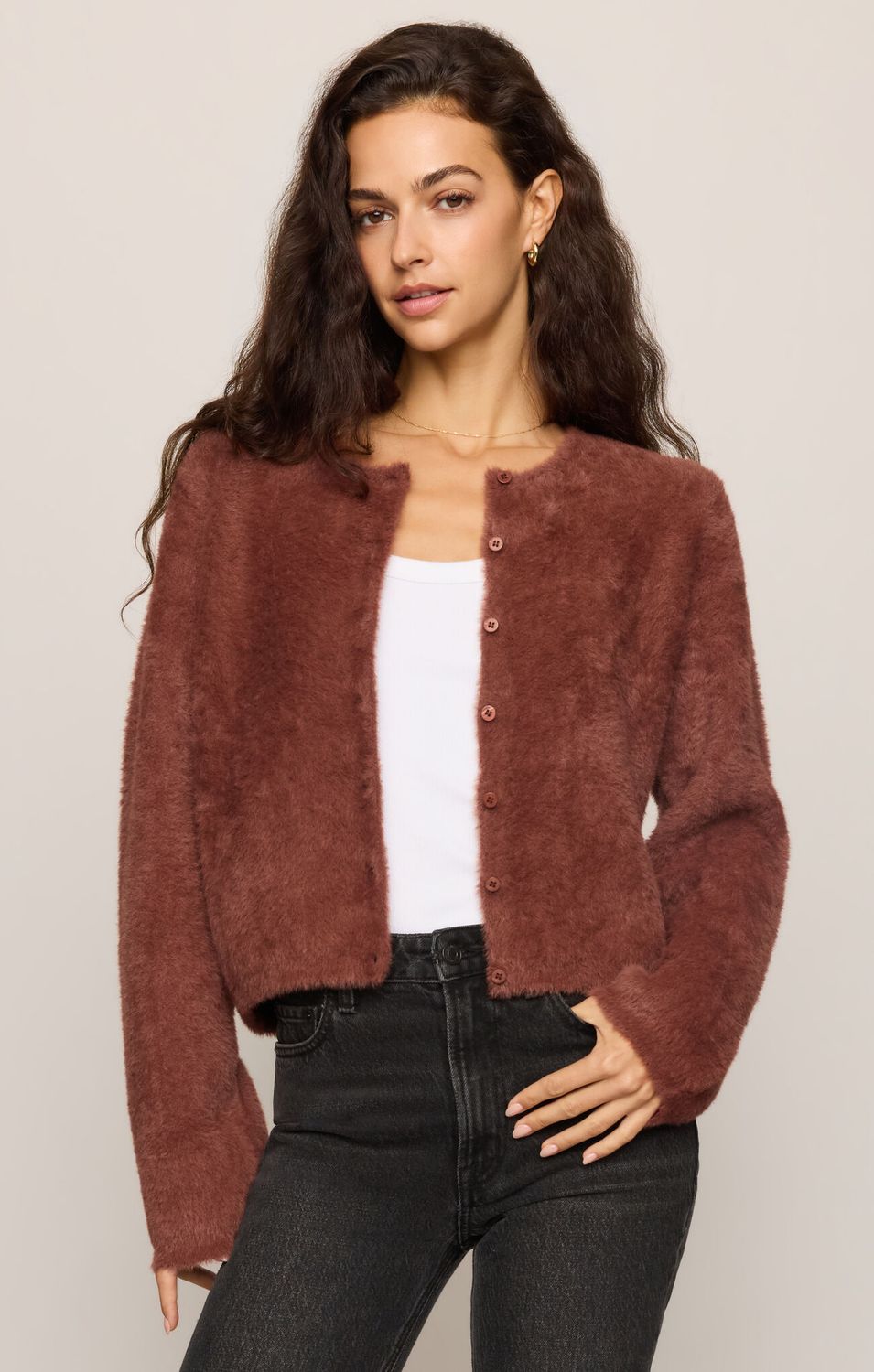 WINTERGLOW FLUFFY CARDI