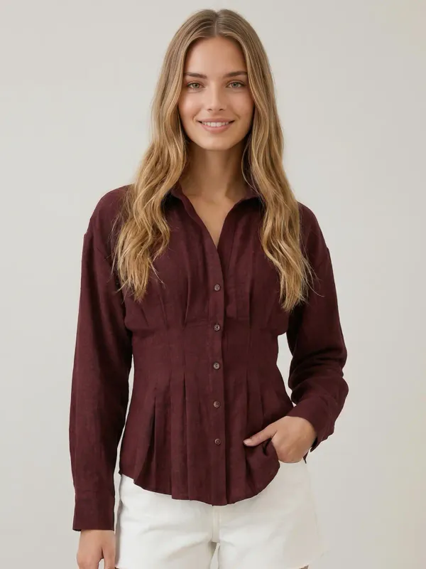 PLEATED SHIRT