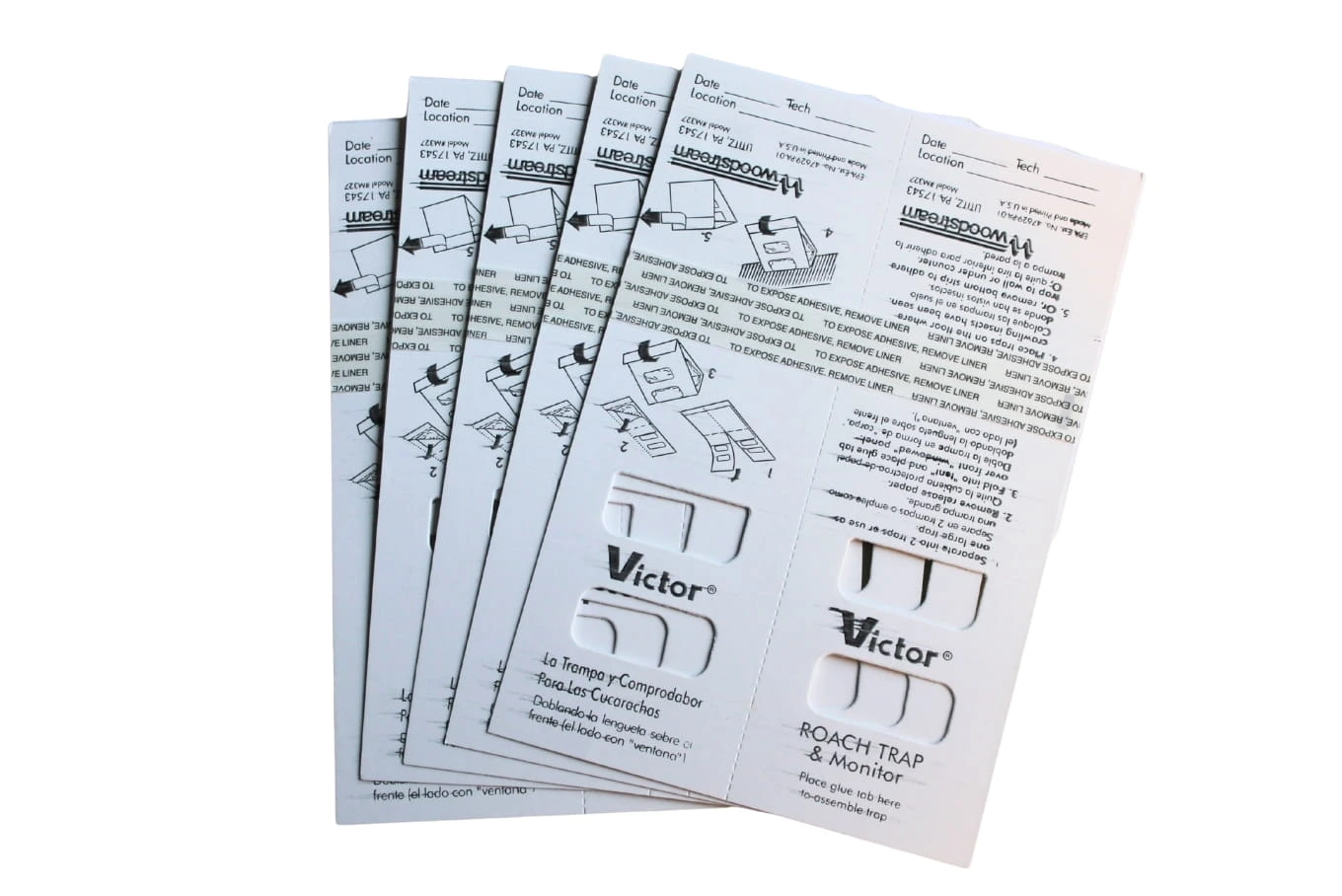 Pièges détecteurs d'insectes sans insecticide - Lot de 5