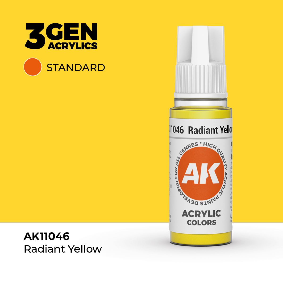 AK Interactive 3G Acrylic Radiant Yellow 17ml