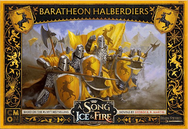 A song of Ice and Fire Baratheon Halberdiers