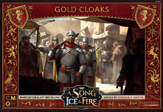 A song of Ice and Fire Gold Cloaks