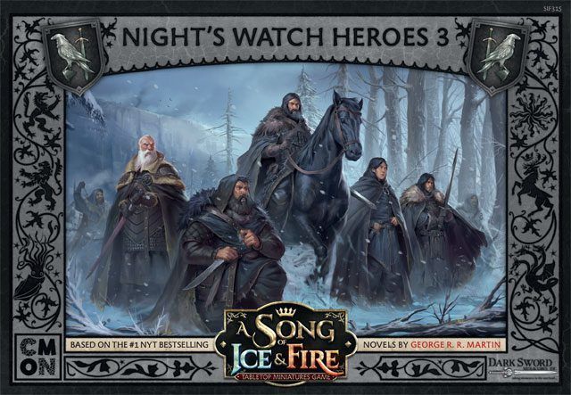 A song of Ice and Fire Night's Watch Heroes 3