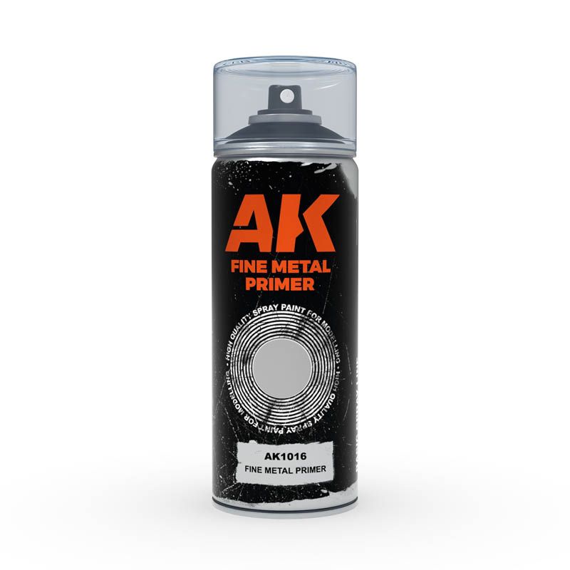 AK Interactive Fine Metal Primer - Spray 150ml