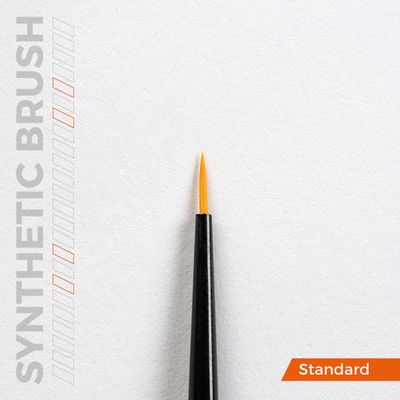AK Interactive Synthetic Brush - Round 3/0