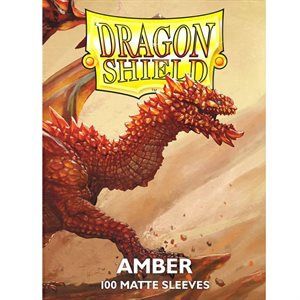 Sleeves: Dragon Shield: Matte: Amber