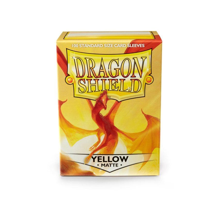 Sleeves: Dragon Shield: Matte: Yellow (100)