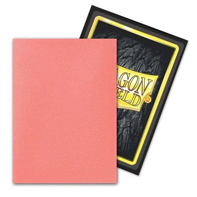 Sleeves: Dragon Shield: Matte DUAL: Peach (Pink) (100)