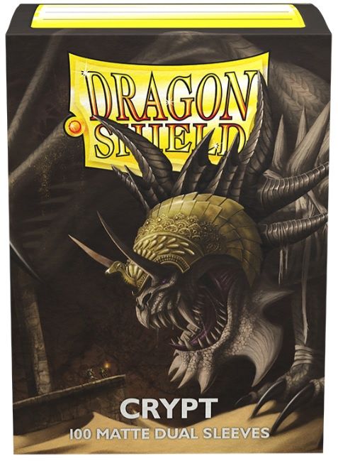 Sleeves: Dragon Shield: Matte DUAL: Crypt (Grey) (100)