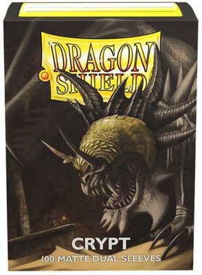 Sleeves: Dragon Shield: Matte DUAL: Crypt (Grey) (100)