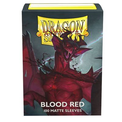 Sleeves: Dragon Shield: Matte: Blood Red (100)