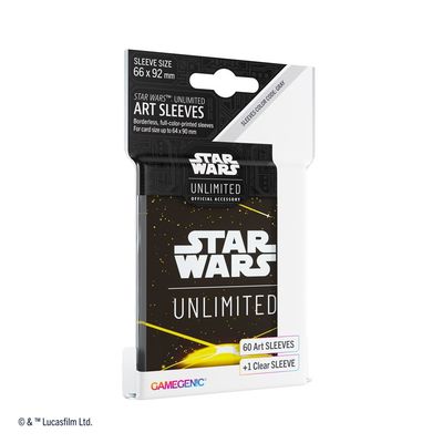 Sleeves: Star Wars: Unlimited: Art Sleeves: Card Back Yellow (60)