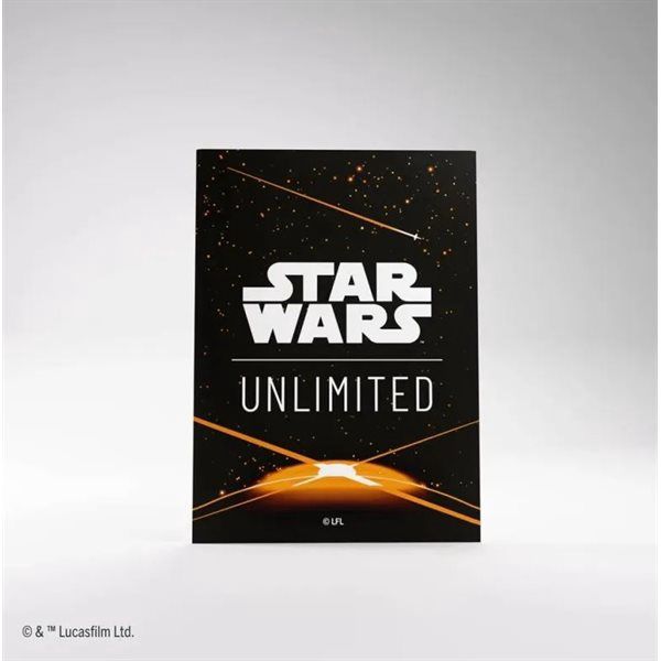 Sleeves: Star Wars: Unlimited: Art Sleeves: Card Back Orange (60)