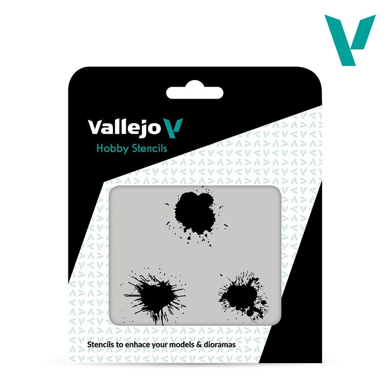 Vallejo Stencils Texture Effects Paint Stains