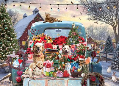 Country Truck in Winter | 500 Piece