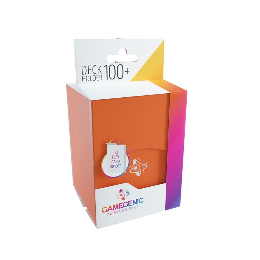 Deck Box: Deck Holder: Orange (100 ct)