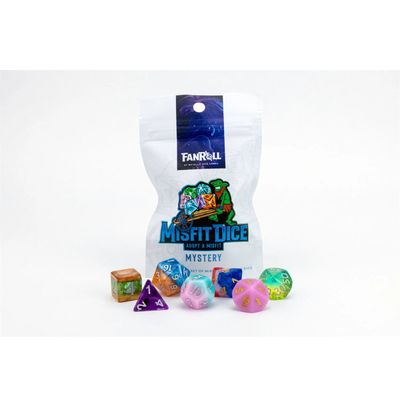 Dice: 7 pc: 16 mm : Resin: Mystery Misfit Set