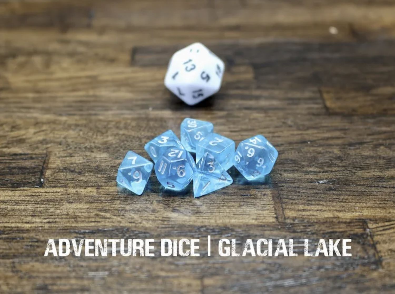 Glacial Lake mini dice set