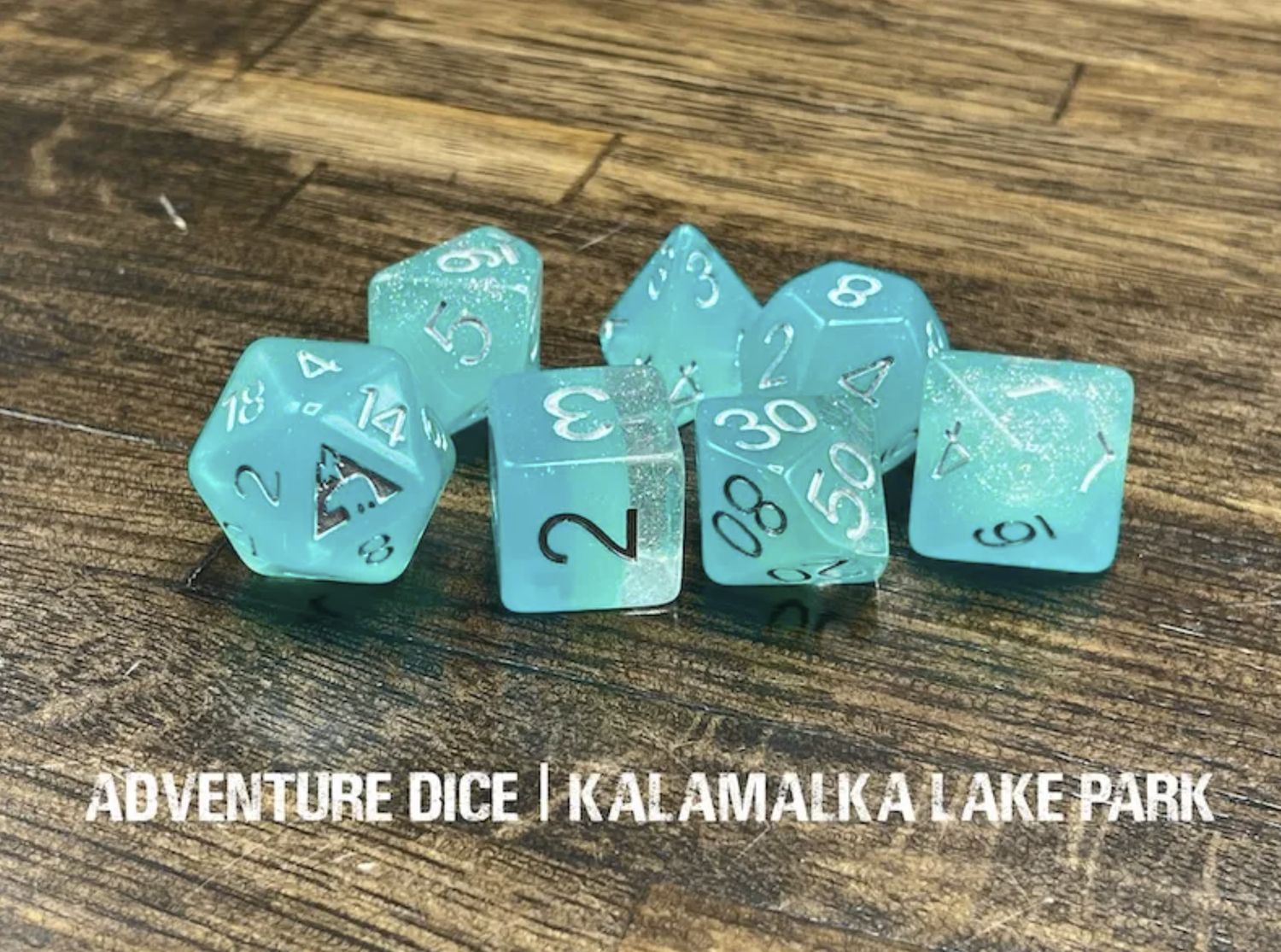 Kalamalka Lake Park dice set