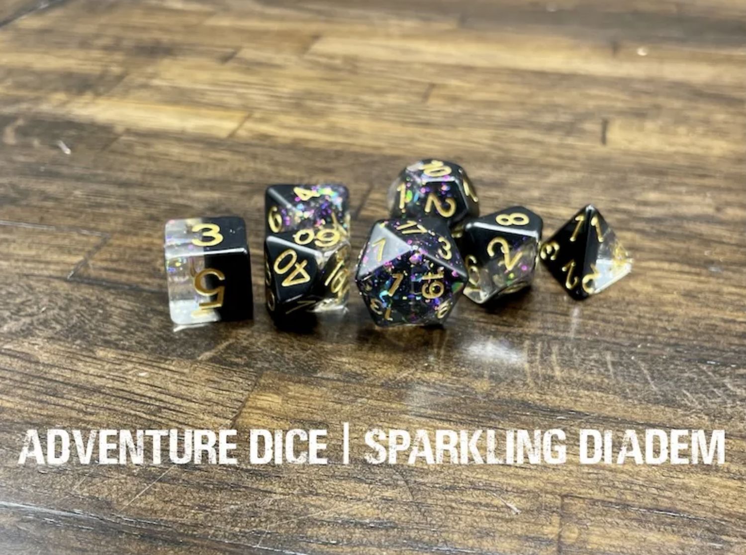 Sparkling Diadem dice set