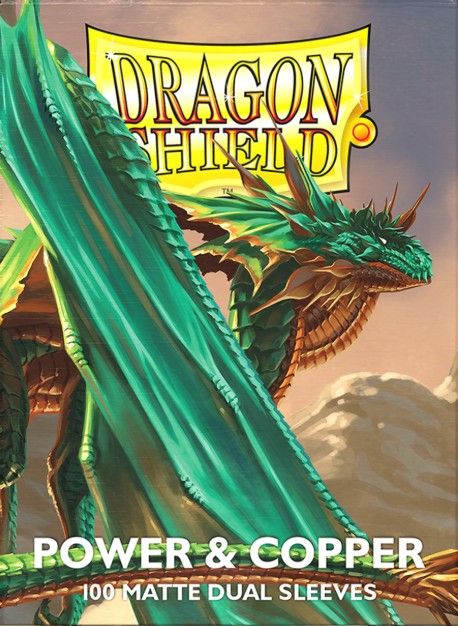 Sleeves Dragon Shield Dual Matte Power and Copper 100 ct