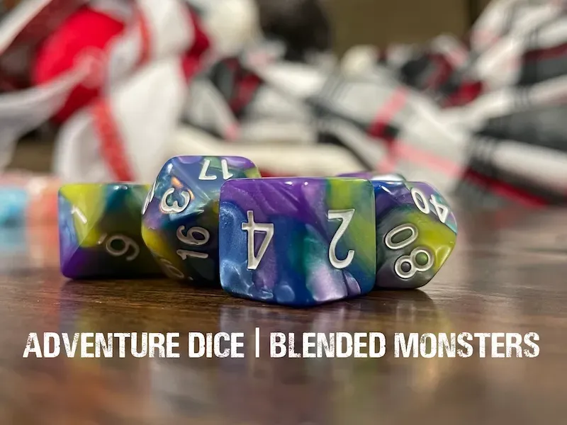 Blended Monsters dice set