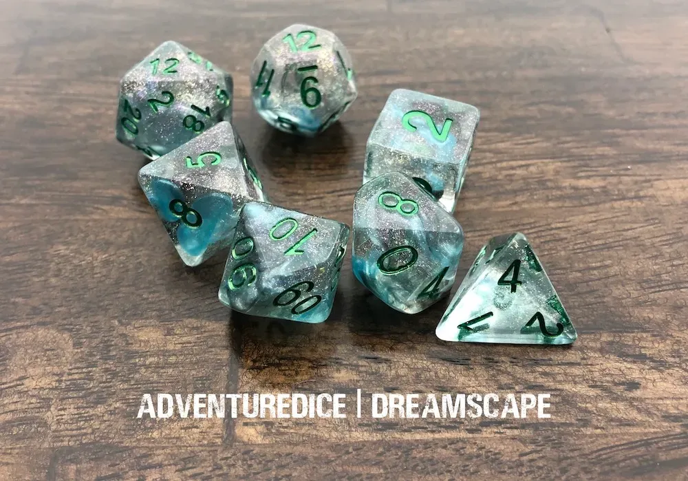Dreamscape dice set