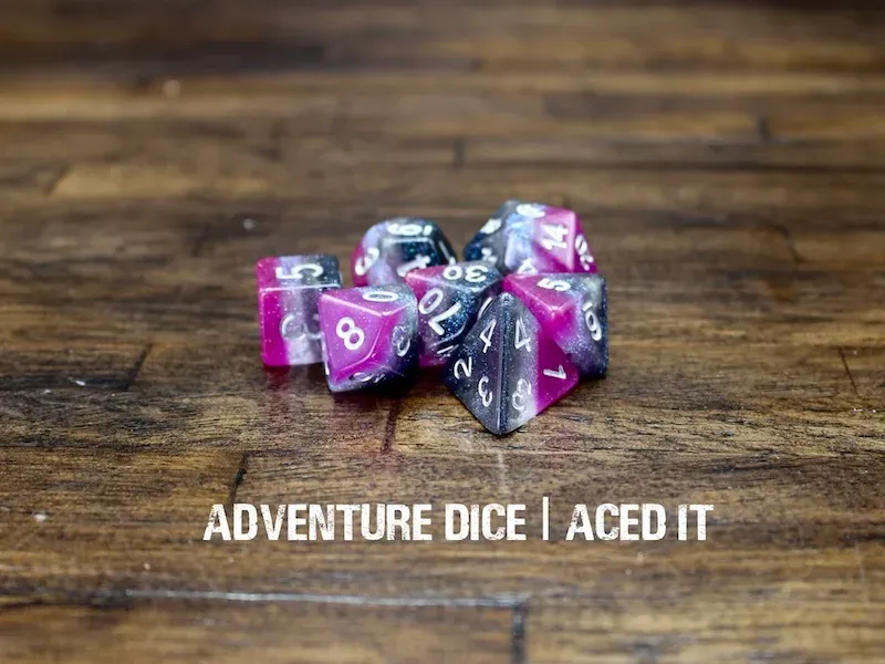 Aced It dice set