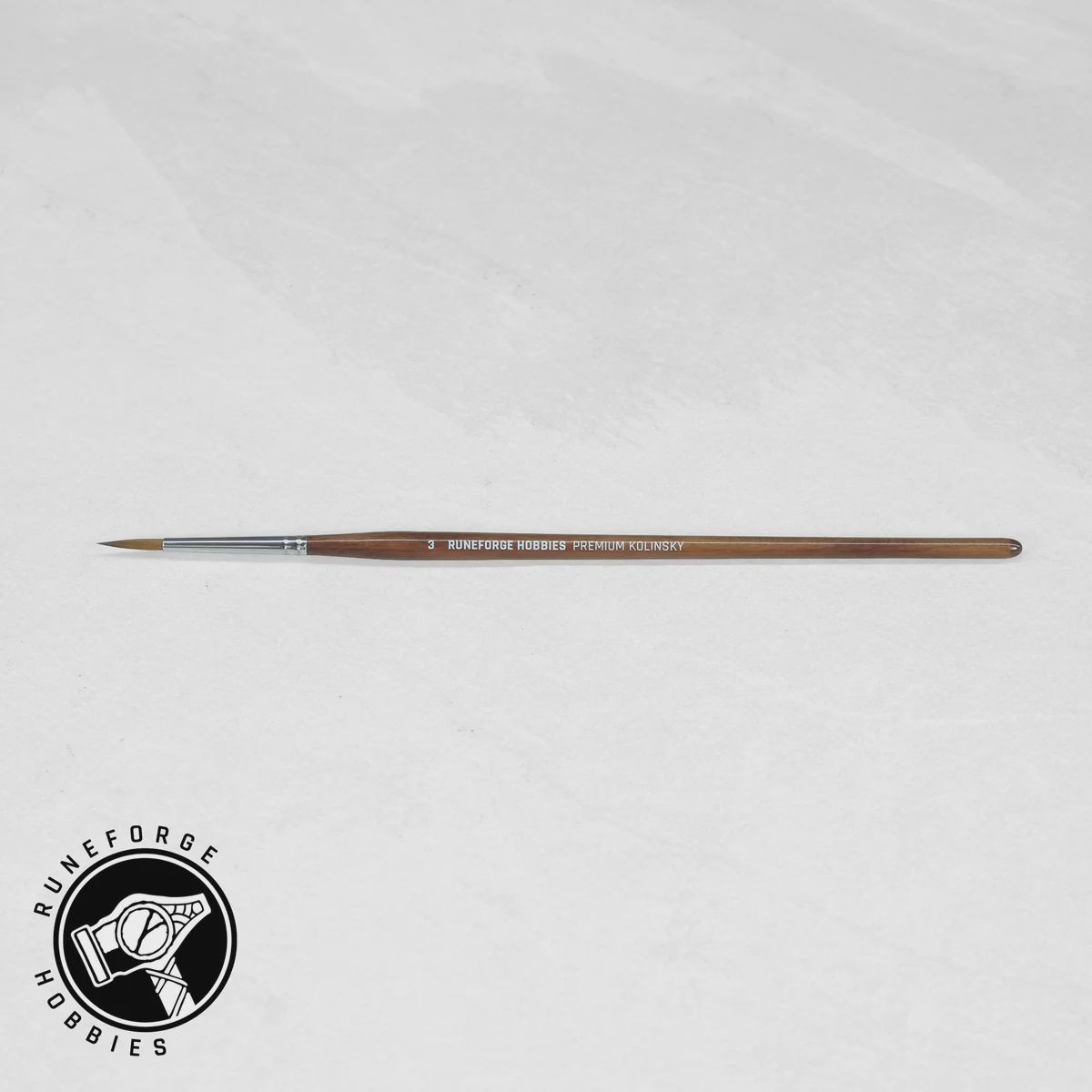 Runeforge Hobbies Premium Kolinsky Brushes - Size 3