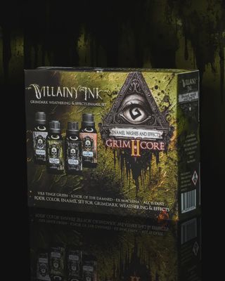 Villainy Inks - Handcrafted Enamel Washes 30ml - Grim Core Set II
