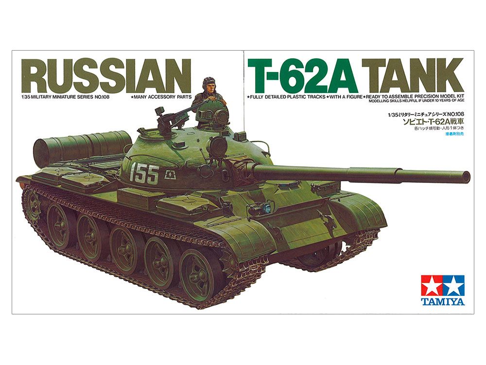 Russian T-62A Tank Scale 1/35