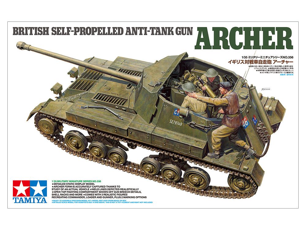 British Self-Propelled Anti-Tank Gun Archer Scale 1/35