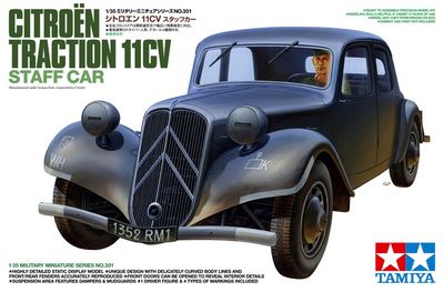 Citroen Traction 11CV Staff Car Scale 1/35