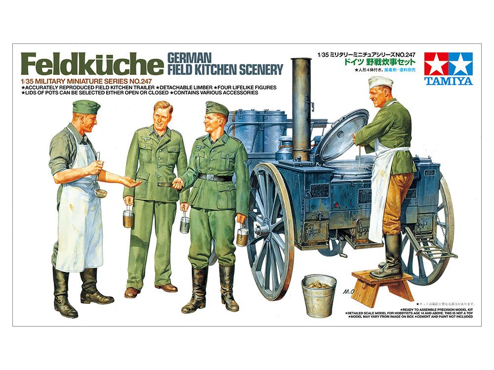 German Field Kitchen Scenery Scale 1/35