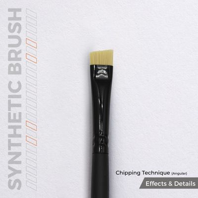 AK Interactive Synthetic Brush – Chipping Technique (Angular)