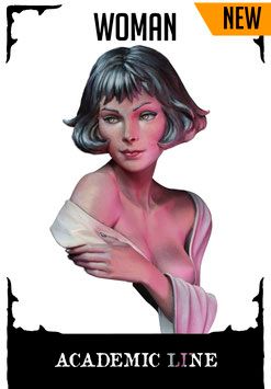 Academic Woman bust