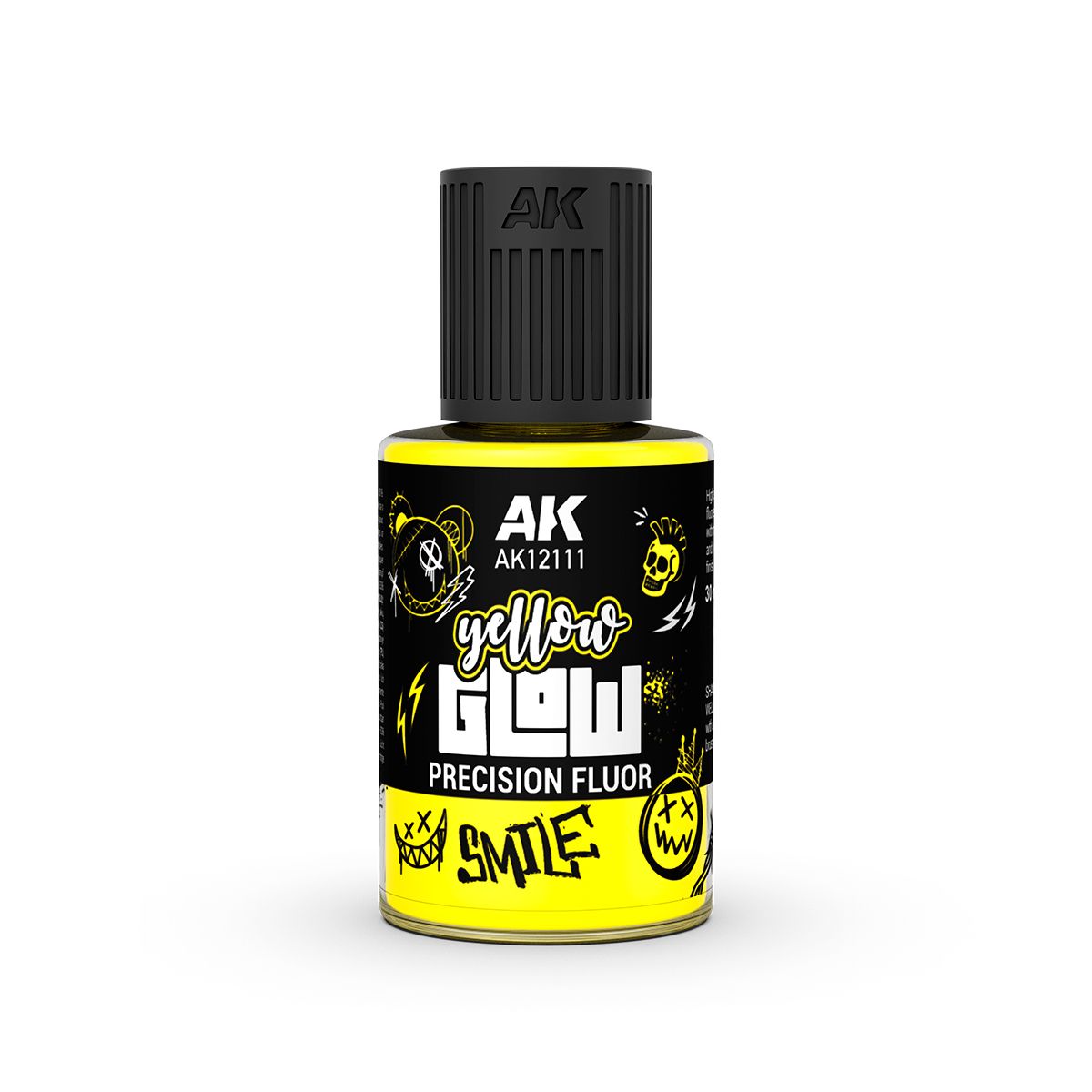 AK Interactive Yellow Glow Precision Fluor Yellow 30ml