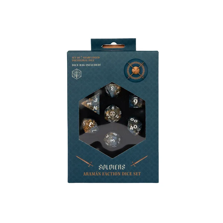 Aramán Faction Dice Set: Soldiers