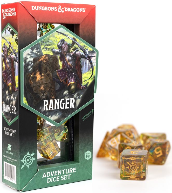 DnD Adventure Dice Ranger: Green/Multi